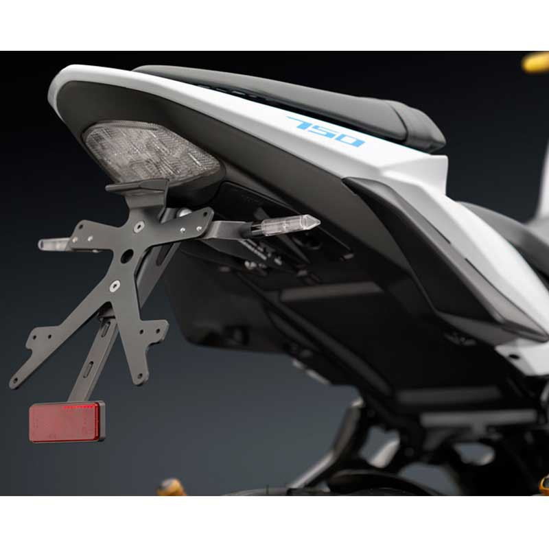 Kennzeichenhalter verstellbar Rizoma mit Licht Kennzeichen led  für Suzuki GSR 750