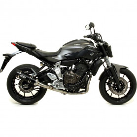 Terminal de escape Arrow Street Thunder Dark para Yamaha MT-07 14-19, Tracer 700 16-19