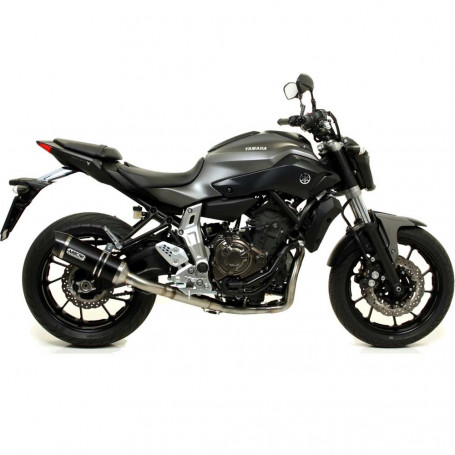 Terminal de escape Arrow Street Thunder Dark para Yamaha MT-07 14-19, Tracer 700 16-19