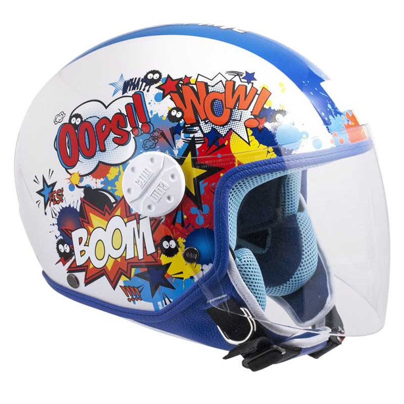 casco bimbo CGM comics azul casco bimbo CGM comics azul