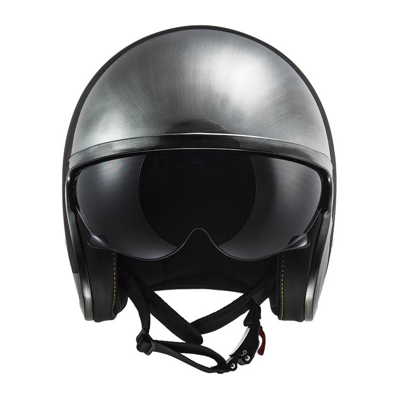 Casque jet LS2 Spitfire OF599 jeans titane