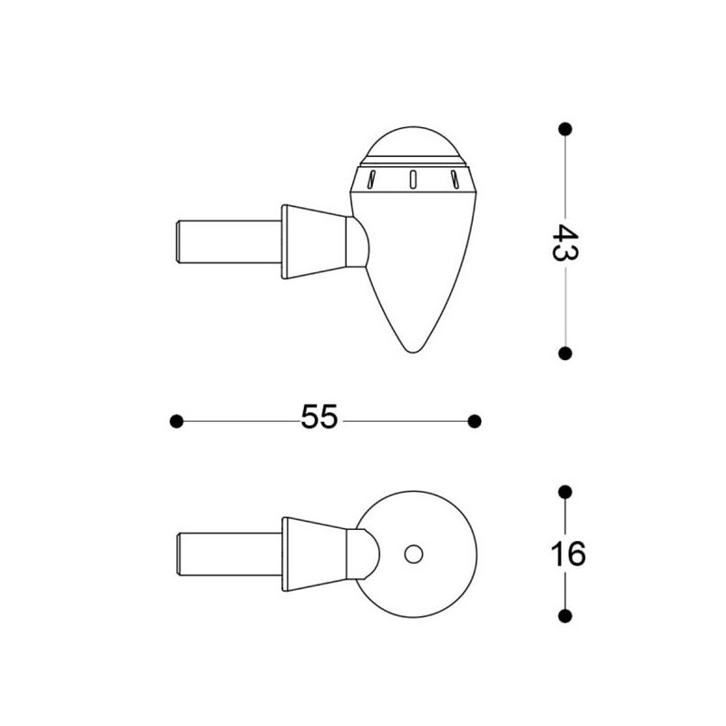 intermitentes Barracuda S-LED 3 B-LUX Barracuda (par)