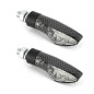 Intermitentes led mini carbon look homologado