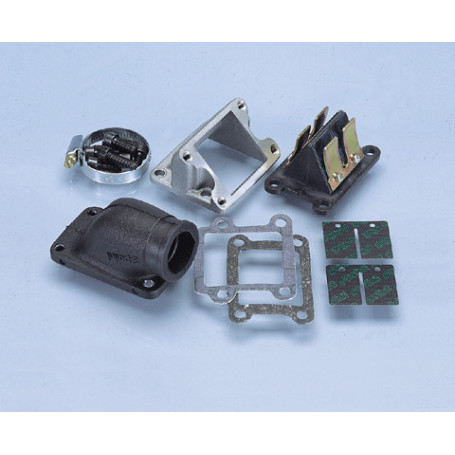 Collettore aspirazione "Big Valve" completo Polini per Motori Min. Verticale per Booster, Stunt, BW'S