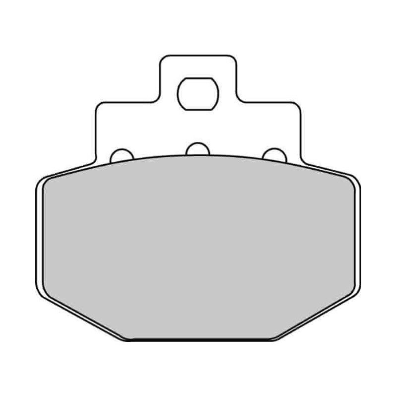 Plaquette de frein arriere eco friction Ferodo DNA 125,Runner VX/VXR 125/180/200,Vespa 125/200/300 GT,LX,GTS,GTV