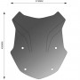 Cupolino Aerotourer Barracuda per BMW R1250GS 19-
