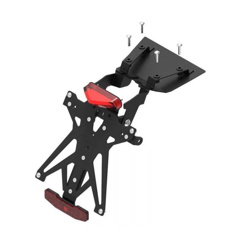 Kennzeichenhalter Lightech verstellbar für Honda Integra 700, NC 700 X/C Kennzeichenhalter Lightech verstellbar für Honda Integra 700, NC 700 X/C