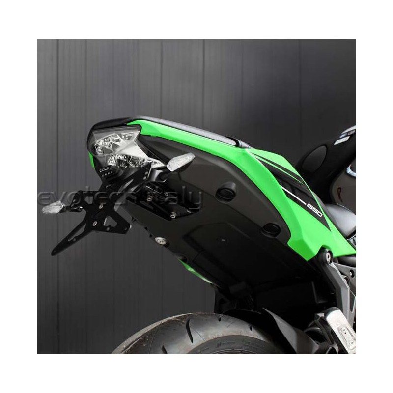 Kennzeichenhalter Evotech für Kawasaki Z650 17-20 Kennzeichenhalter Evotech für Kawasaki Z650 17-20