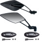 Spiegel-Paar Lenker FAR Viper 8+ Kit copriforo in gomma für Yamaha TMAX 500 04-07
