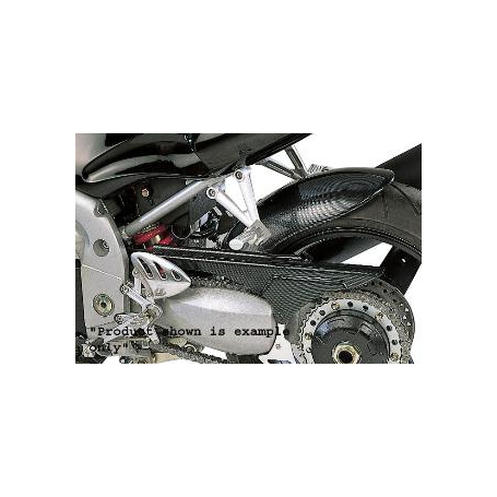 Parafango posteriore Powerbronze in ABS nero per Triumph Speed Four 03-06. TT 600 00-02, Sprint RS 955 99-00