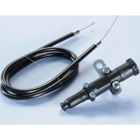 Polini Air starter lever black, whit cable for scooter