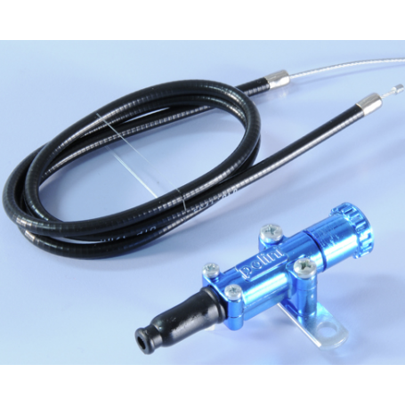Polini Air starter lever blue, whit cable for scooter