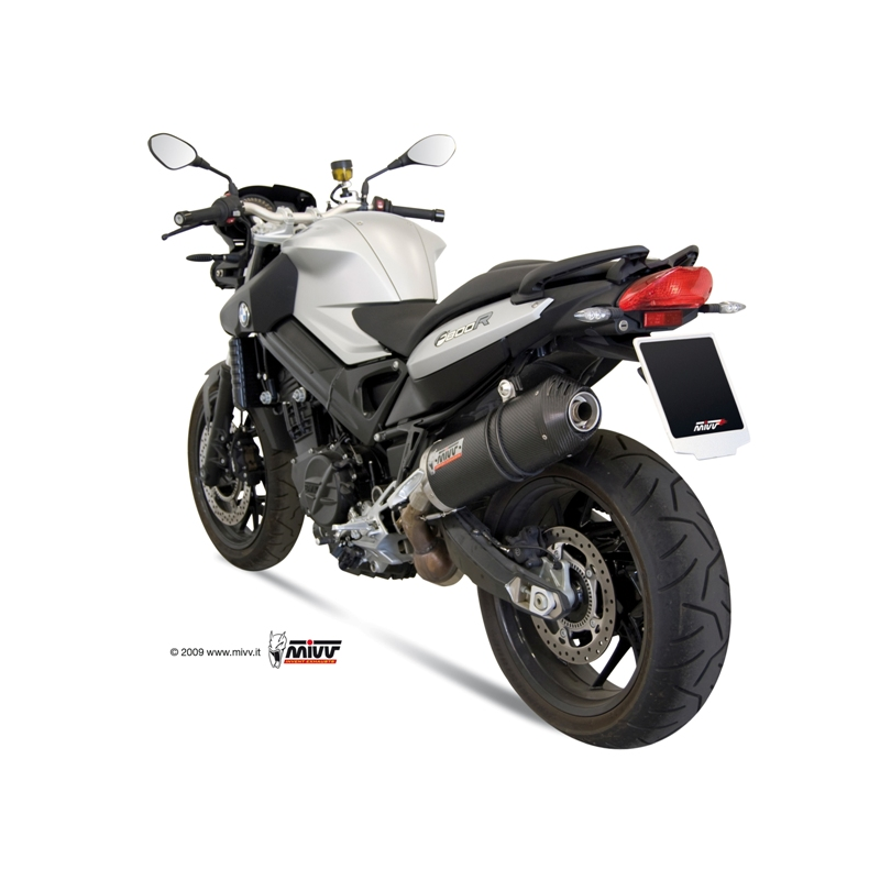 Terminal homologado Mivv Oval Cap Carbono BMW F 800 R | MotoGM