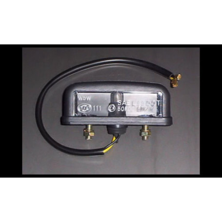 Eclairage de plaque homologué pour moto et scooter