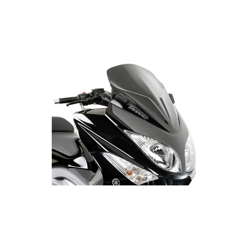 Cúpula Kappa para Yamaha T-Max 08-, ahumado oscuro con tapones para espejos