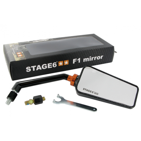 Stage6 Mirror  F1 Left Aluminium whit adapter M8