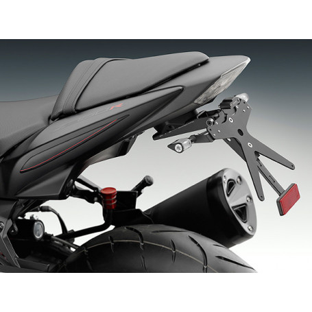 Rizoma "Fox" license plate holder, light Included for Kawasaki Z 750 07-11, Z 750 R 11-, Z 1000 07-09