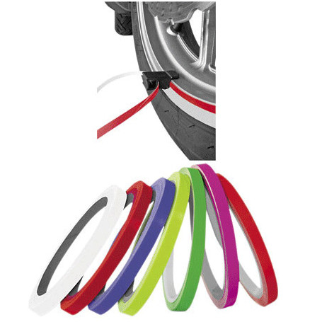 Profil roue adésif Racing color 7 mm X 7 Mt, pour 2 roue