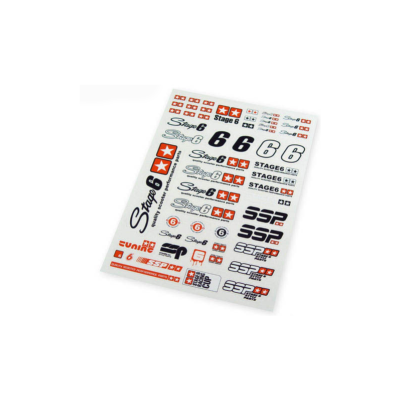 Kit adesivi medi Stage6 completo 35 cmX 25 cm