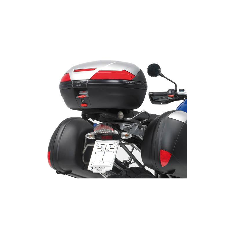 Kappa-Halterung für BMW R 1200 GS 04-09, comprensivo di Platte MONOKEY in nylon KM5 Kappa-Halterung für BMW R 1200 GS 04-09, comprensivo di Platte MONOKEY in nylon KM5