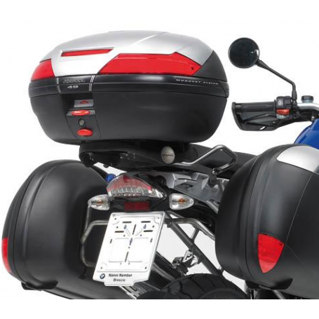 Supports valiges Kappa pour BMW R 1200 GS 04-09, avec platine MONOKEY en nylon KM5