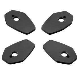 Adaptadores Rizoma intermitentes moto FR214B para Suzuki, Kawasaki ZX6-R 09- (4 pz para 2 intermitentes)
