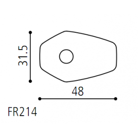 Rizoma Blinker-Adapter FR214B für Suzuki, Kawasaki ZX6-R 09- (4 … | MotoGM