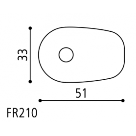 Rizoma Blinker-Adapter FR210B für Kawasaki, Yamaha -01 (4 pz für 2 Blinker)