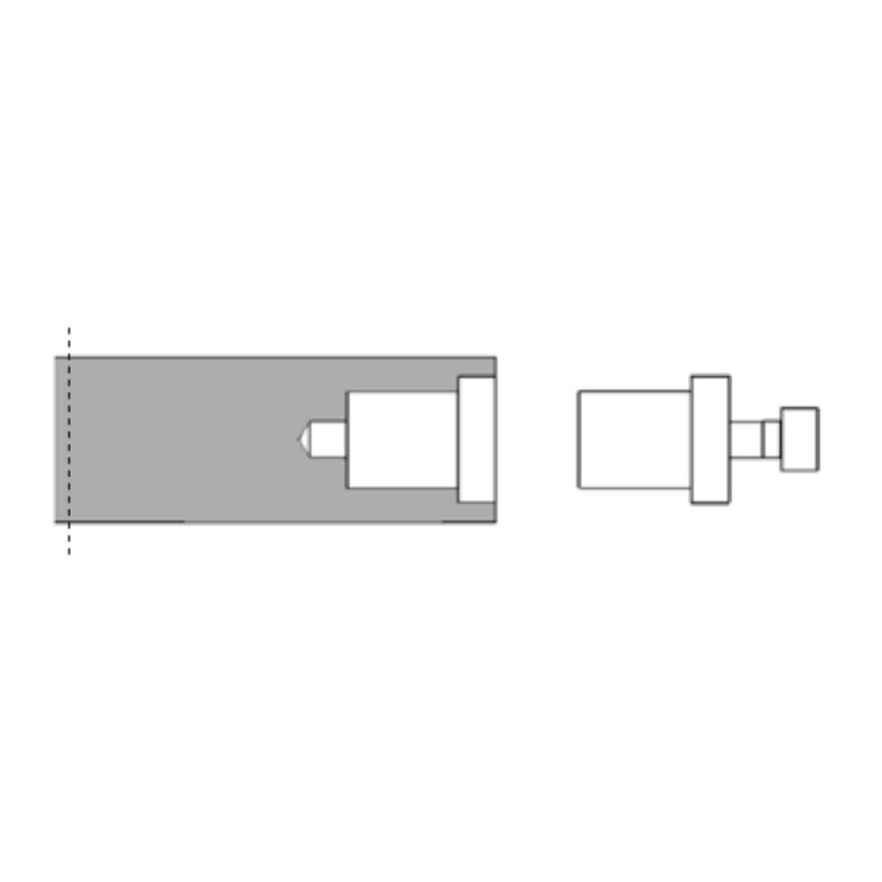 Adapter Rizoma LP300B für Proguard  für diversi manubri Yamaha (1 Stück)