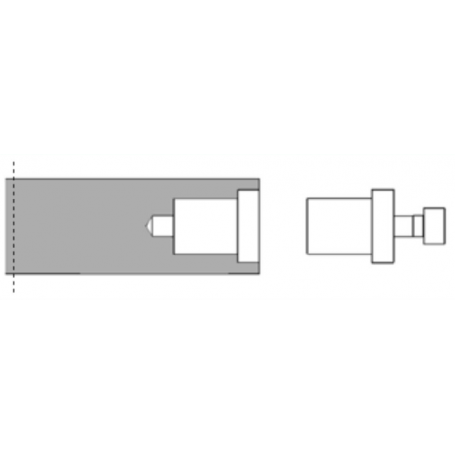 Adattatore Rizoma LP300B per Proguard  per diversi manubri Yamaha (1 pezzo)