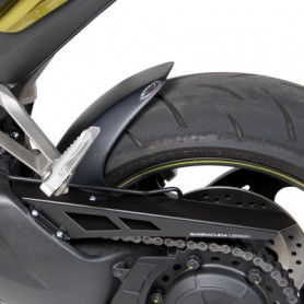 Garde Boue Arriere Barracuda noir Mat + protege chaine pour Honda CB 1000 R 08-