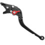 Brake Lever adjustable Alu Blacl color, for Kawasaki, Suzuki, Triumph, Yamaha