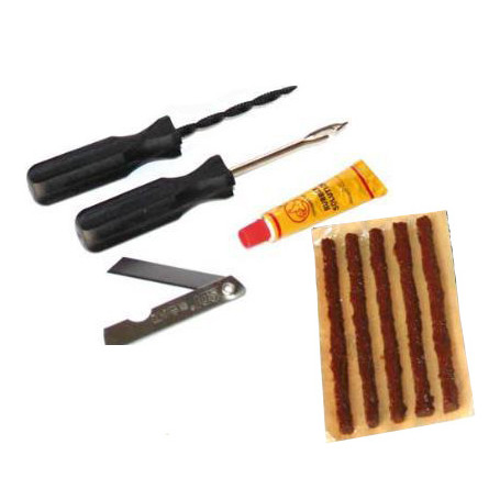 Kit reparación neumáticos radiali para moto y scooter