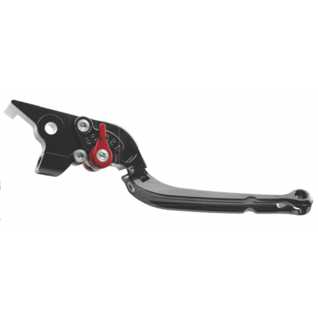 Levier d'embrayage en Ergal noire Réglable, pour Yamaha FZ6, R6, R1 09-, Bulldog