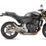 Muffler Street Legal Double Gun titanium for Honda Hornet 600 07-11