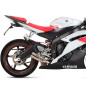 Homologierter Endschalldämpfer Mivv Double Gun Titan für Yamaha R6 06-11