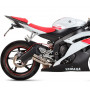 Terminale omologato Mivv Double Gun titanio per Yamaha R6 06-11