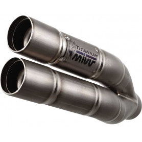 Terminal homologado Mivv Double Gun titanio para Yamaha R6 06-11 | MotoGM
