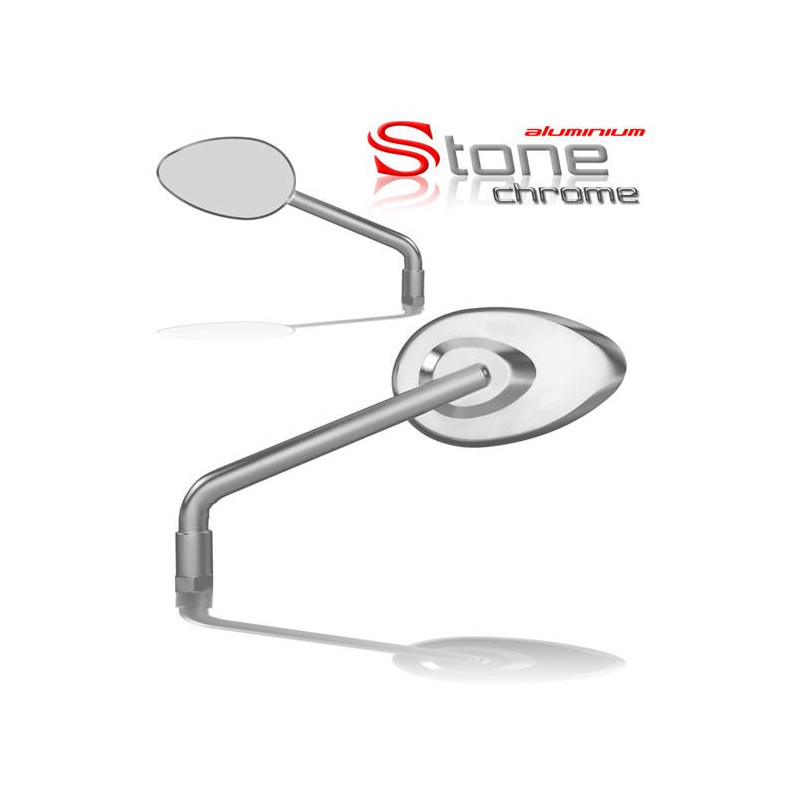 Rétroviseur Barracuda "Stone" pour Naked universel, pas homologué (paire)