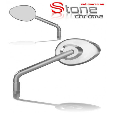 Rétroviseur Barracuda "Stone" pour Naked universel, pas homologué (paire)