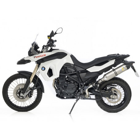 Terminal de escape Leovince LV One EVO II Homologado Inox para BMW F 650 GS 08-10. F 800 R 09-10