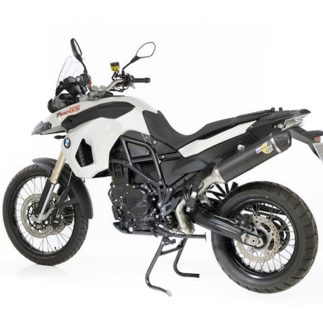 Terminale di scarico Leovince LV One EVO II Omologato Carbonio per BMW F 650 GS 08-10. F 800 R 09-10