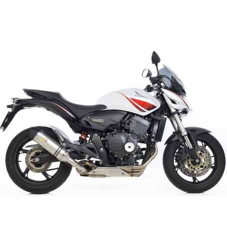Terminal de escape Leovince LV One EVO II Homologado Inox para Honda Hornet 600 07-