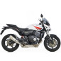 Terminale di scarico Leovince LV One EVO II Omologato Inox per Honda Hornet 600 07-