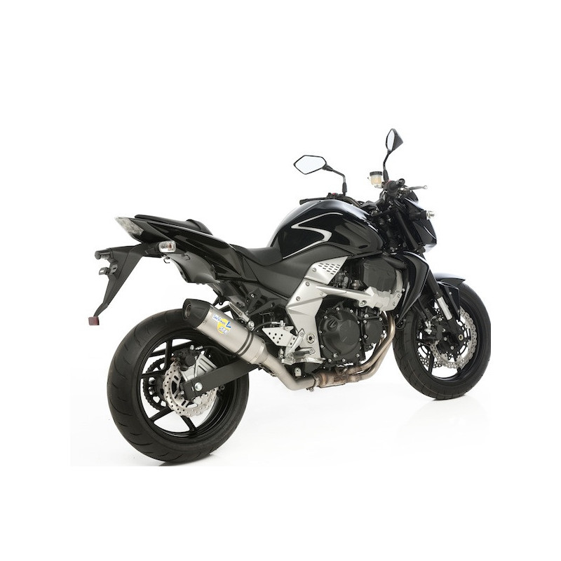 Terminal de escape Leovince LV One EVO II Homologado Inox para Kawasaki Z 750 07-10. Z 750 R 11-