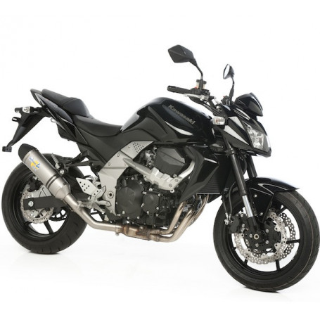 Terminale di scarico Leovince LV One EVO II Omologato Inox per Kawasaki Z 750 07-10. Z 750 R 11-