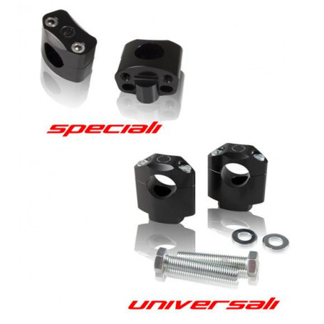 Attacco manubrio diametro 28-22 mm speciale, Barracuda (1 coppia)