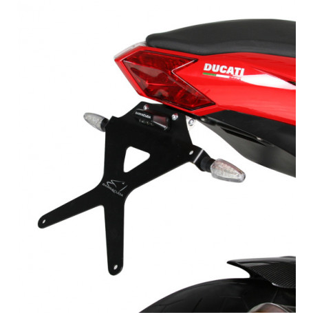 Portamatrículas para moto reclinable Barracuda para Ducati Stre… | MotoGM