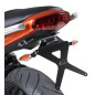 Portamatrículas para moto reclinable Barracuda para Kawasaki ER-6N 09-