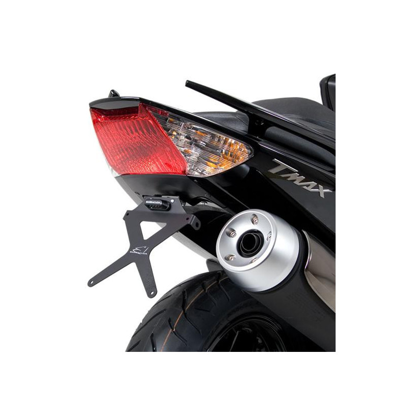 Portamatrículas para moto reclinable Barracuda para Yamaha T-Max 500 08-11